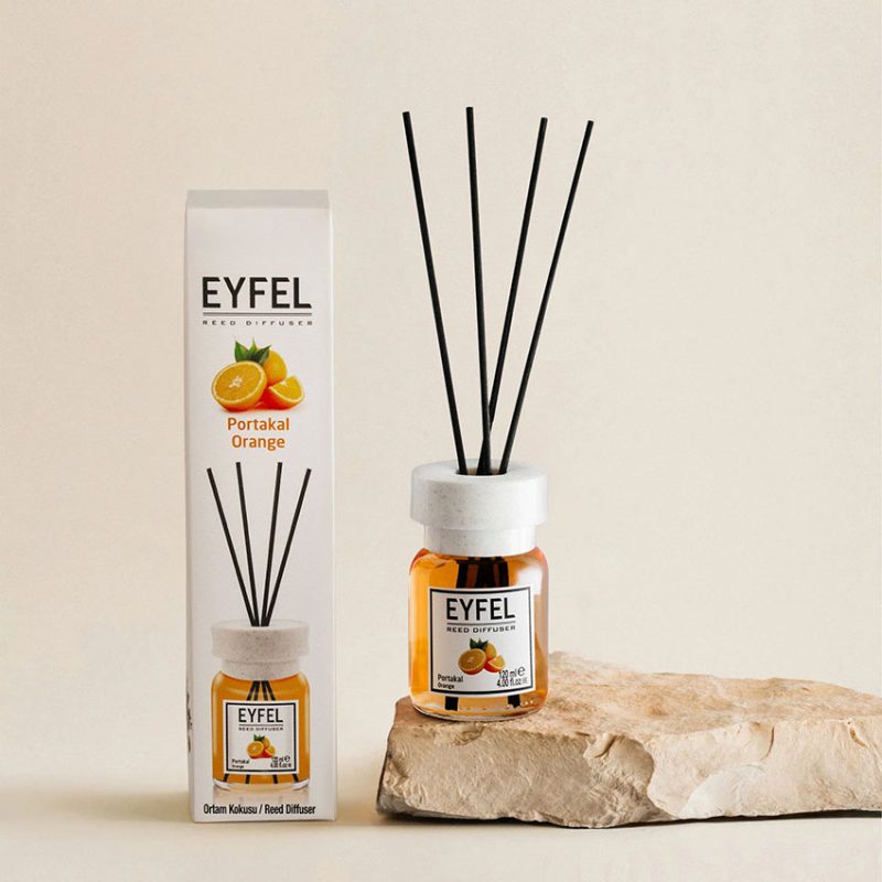 خوشبو کننده هوا ایفل اصل EYFEL مدل پرتقال orange حجم 120 میلی لیتر کد 561019