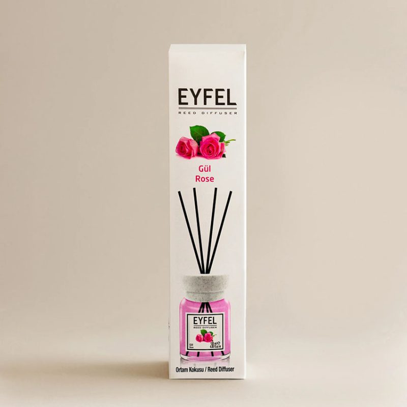خوشبو کننده هوا ایفل اصل EYFEL مدل گل رز rose حجم 120 میلی لیتر کد 561023
