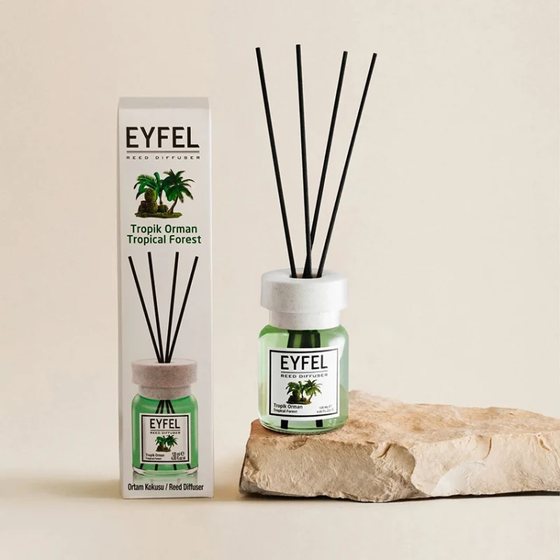 561006 خوشبو کننده هوا ایفل اصل EYFEL مدل جنگل استوایی tropical forest حجم 120 میلی لیتر