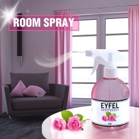 اسپری خوشبو کننده هوا ایفل اصل EYFEL مدل گل رز rose حجم 500 میلی لیتر کد562024