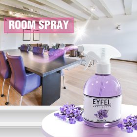اسپری خوشبو کننده هوا ایفل اصل EYFEL مدل اوسطوخودوس lavender حجم 500 میلی لیتر کد 562014