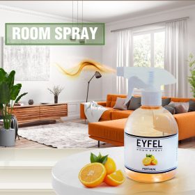 اسپری خوشبو کننده هوا ایفل اصل EYFEL مدل پرتقال orange حجم 500 میلی لیتر کد 562008