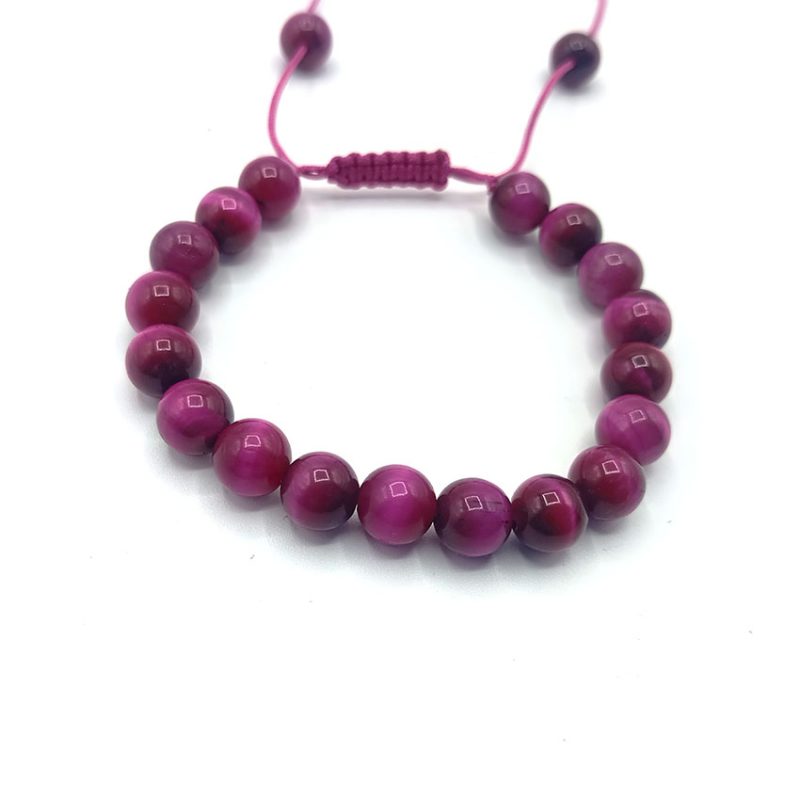 دستبند چشم ببر صورتی 310215