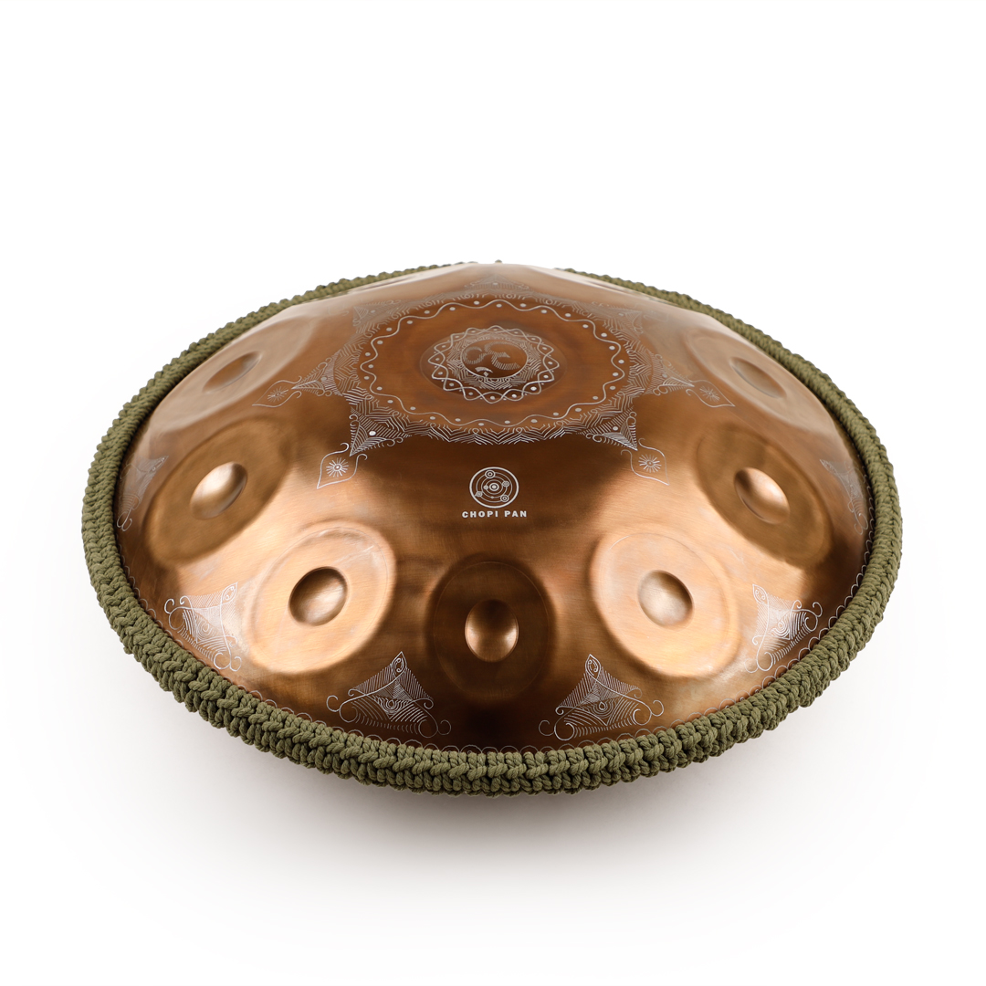 1 (1) هنگ درام برند چوپی پن جنس استیل ضدزنگ تمام دست ساز طرح اوم کد 152005