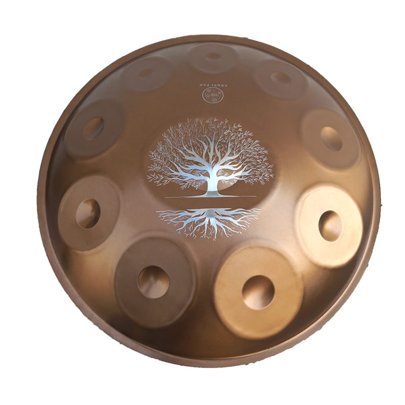 هنگ درام برند چوپی پن جنس استیل ضدزنگ تمام دست ساز طرح درخت زندگی کد 152010