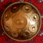 هنگ درام برند چوپی پن جنس استیل ضدزنگ تمام دست ساز طرح گل کد 152007