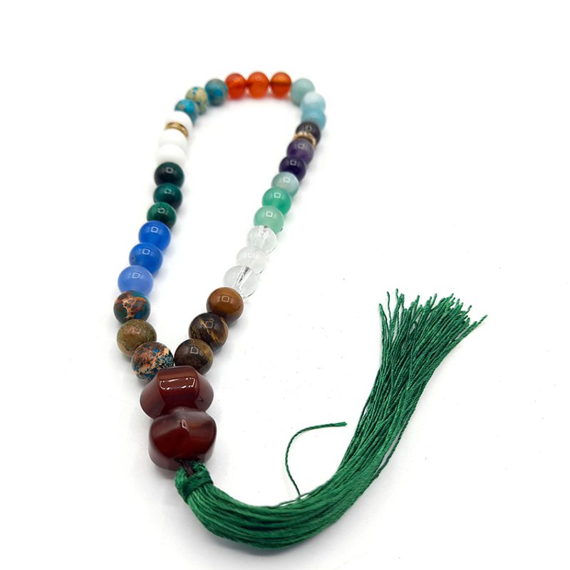 تسبیح 10سنگ رنگی کد 630010