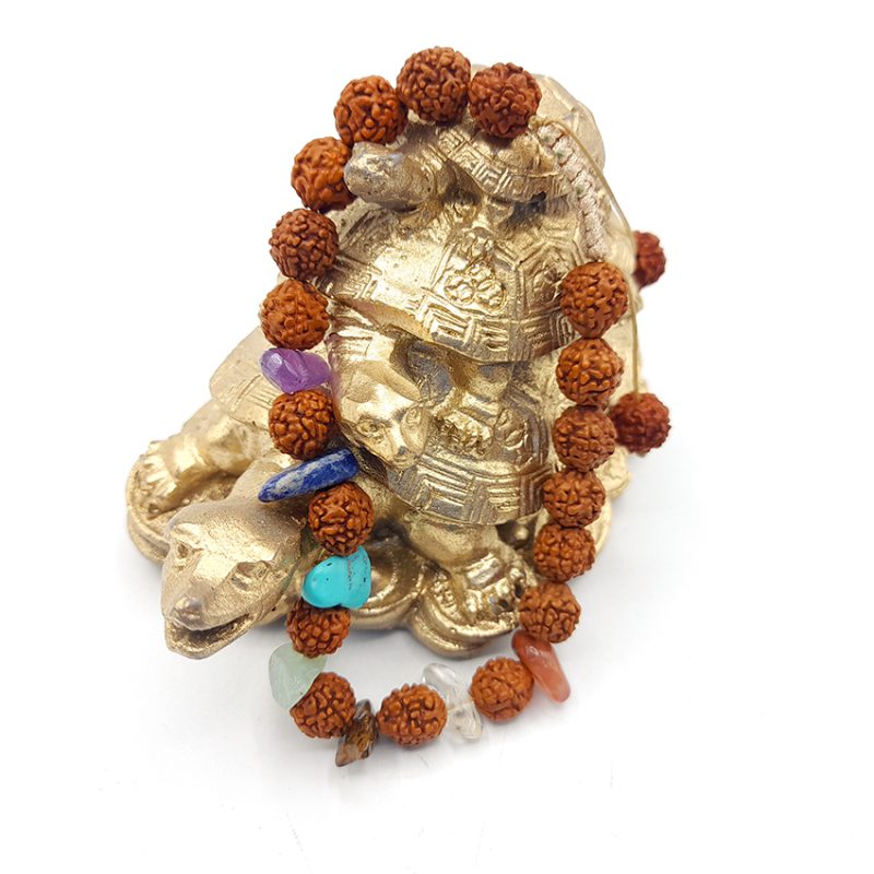 دستبند رودراکشا و هفت سنگ کد310224