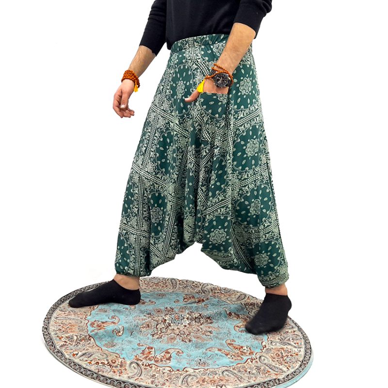 شلوار تبتی یا سنبادی طرحدار بلند کد 230033