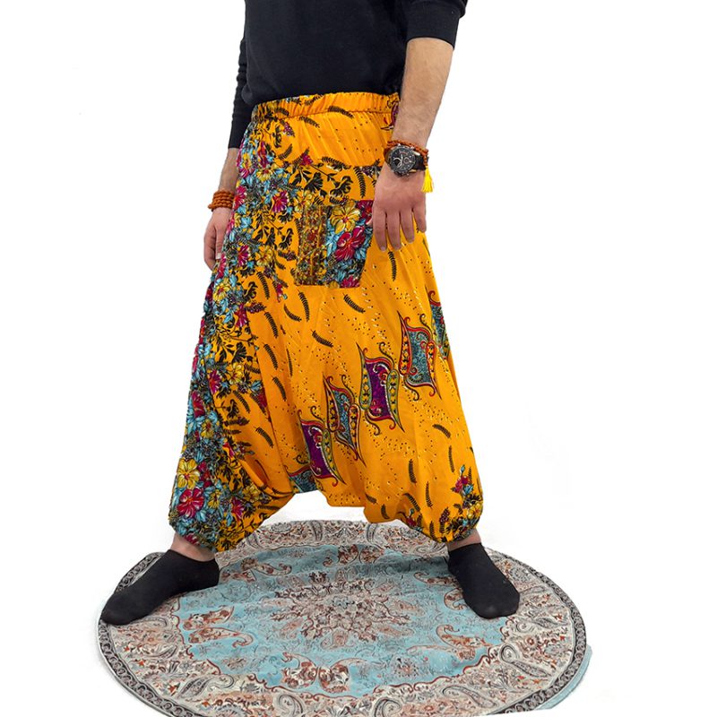 شلوار تبتی یا سنبادی طرحدار بلند کد 230034