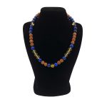 گردنبند رود راکشا وسنگ سیترین ولاجورد کد320026