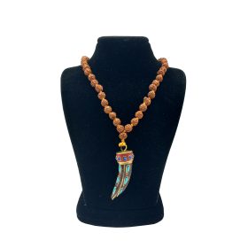 گردنبند رود راکشا و آویز عاج تبتی کد320044