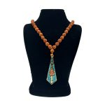 گردنبند رود راکشا و آویز تبتی اوم کد320045