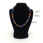 گردنبند رود راکشا وسنگ سیترین ولاجورد کد320026