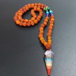 گردنبند هفت چاکرا و آویز هفت چاکرا مخروطی کد 320002