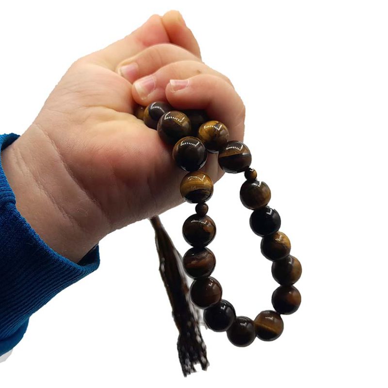 تسبیح سنگ چشم ببر کد 630019