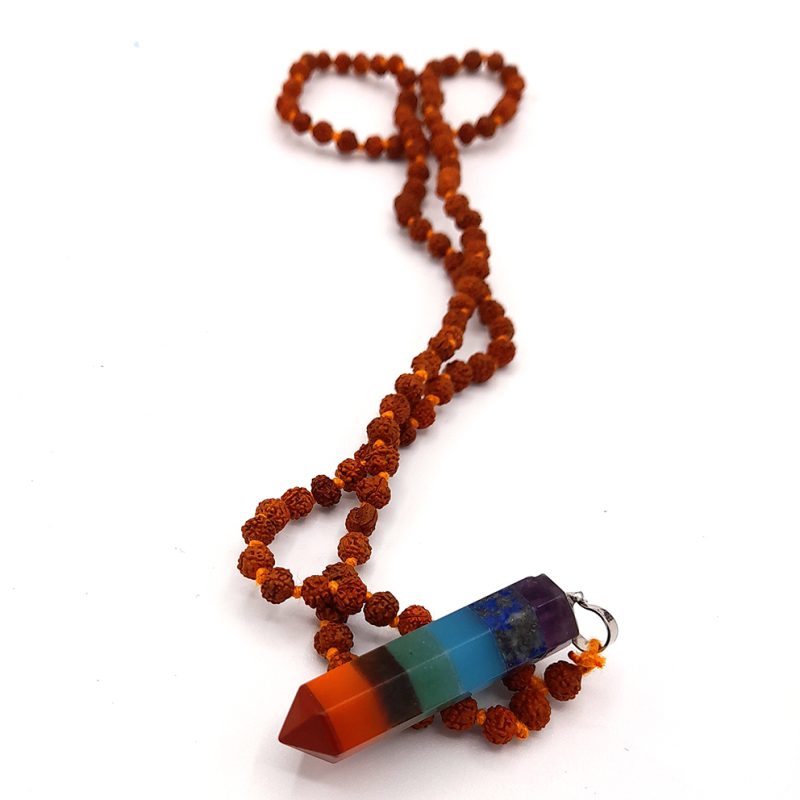 گردنبند رود راکشا و هفت چاکرا فشنگی کد 320008