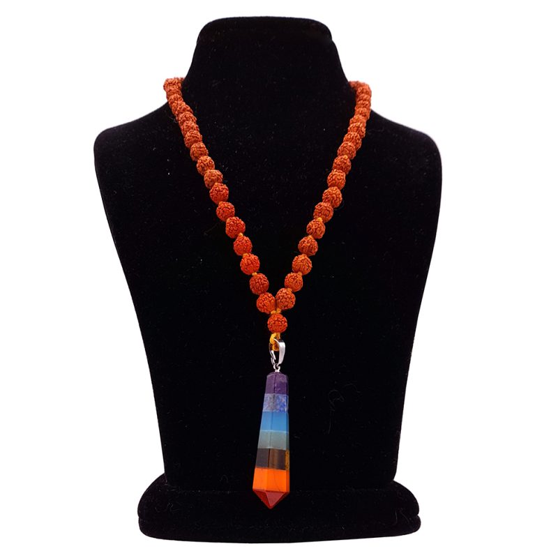 گردنبند رود راکشا و هفت چاکرا کراواتی کد 320011