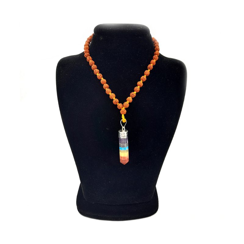 گردنبند رود راکشا و هفت چاکرا فشنگی هندی کد 320009