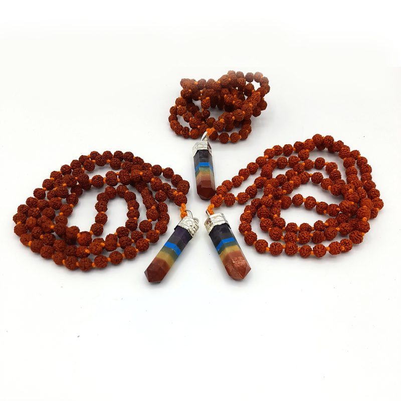 گردنبند رود راکشا و هفت چاکرا فشنگی هندی کد 320009