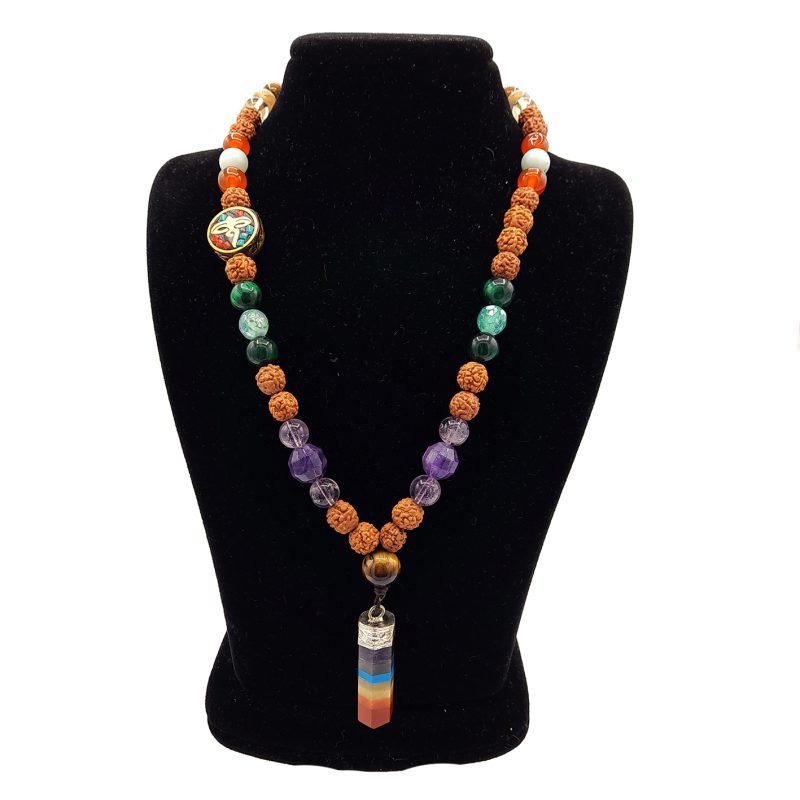 گردنبند رود راکشا و هفت چاکرا وآویز هندی کد320054