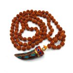 گردنبند رود راکشا و آویز عاج تبتی کد320044