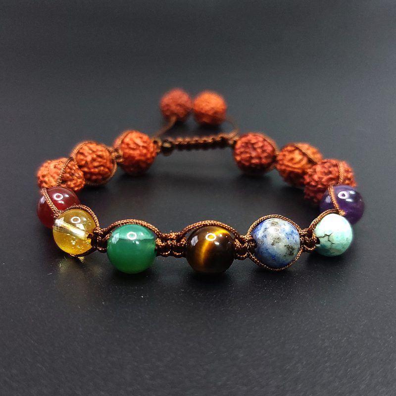 دستبند رودراکشا و هفت چاکرا کد310007