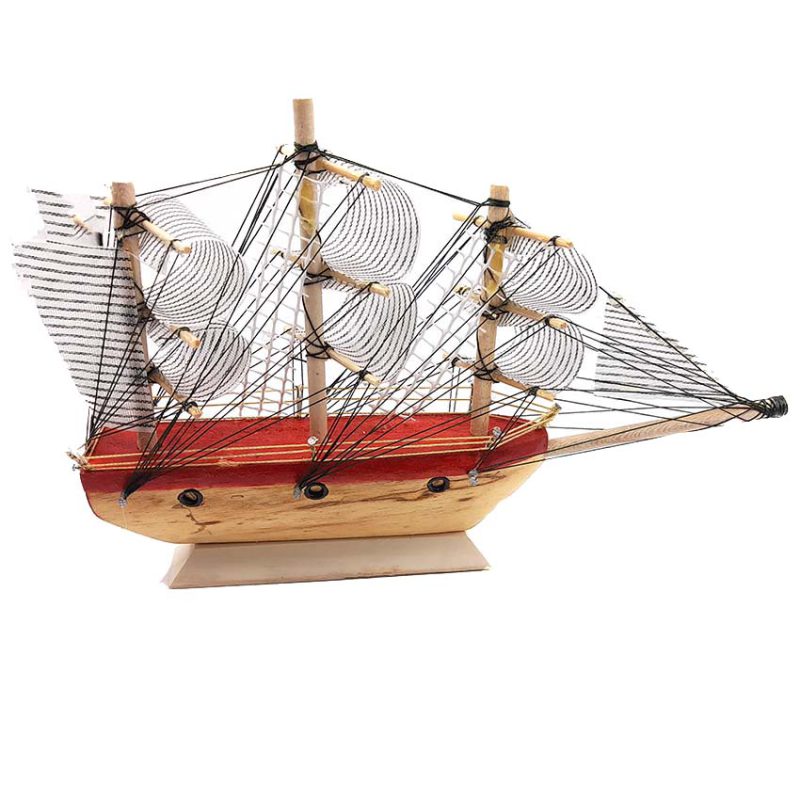 کشتی چوبی سایز 30 سانتی متر استخوانی کد 720025