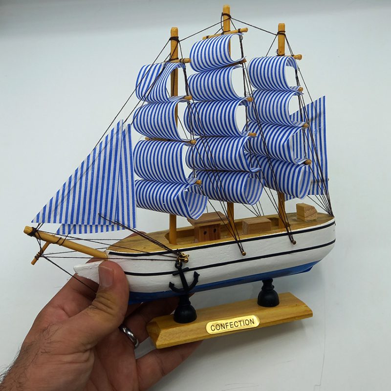 ماکت کشتی دکوری چوبی ۲۴سانتیمتری