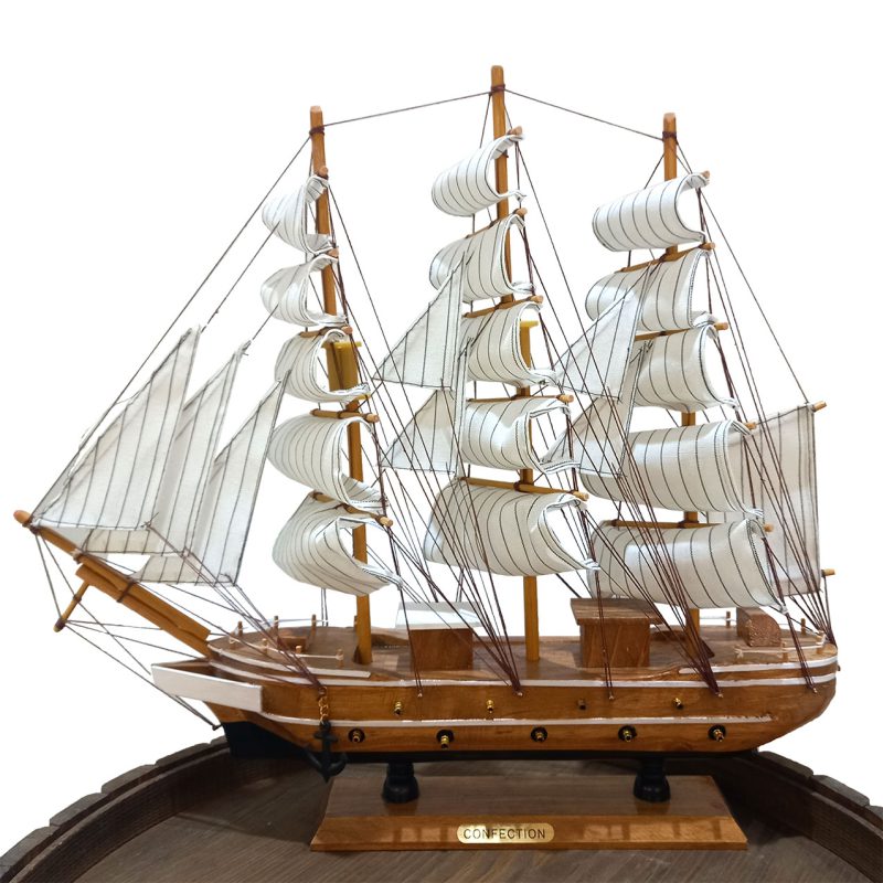 ماکت کشتی چوبی دکوری