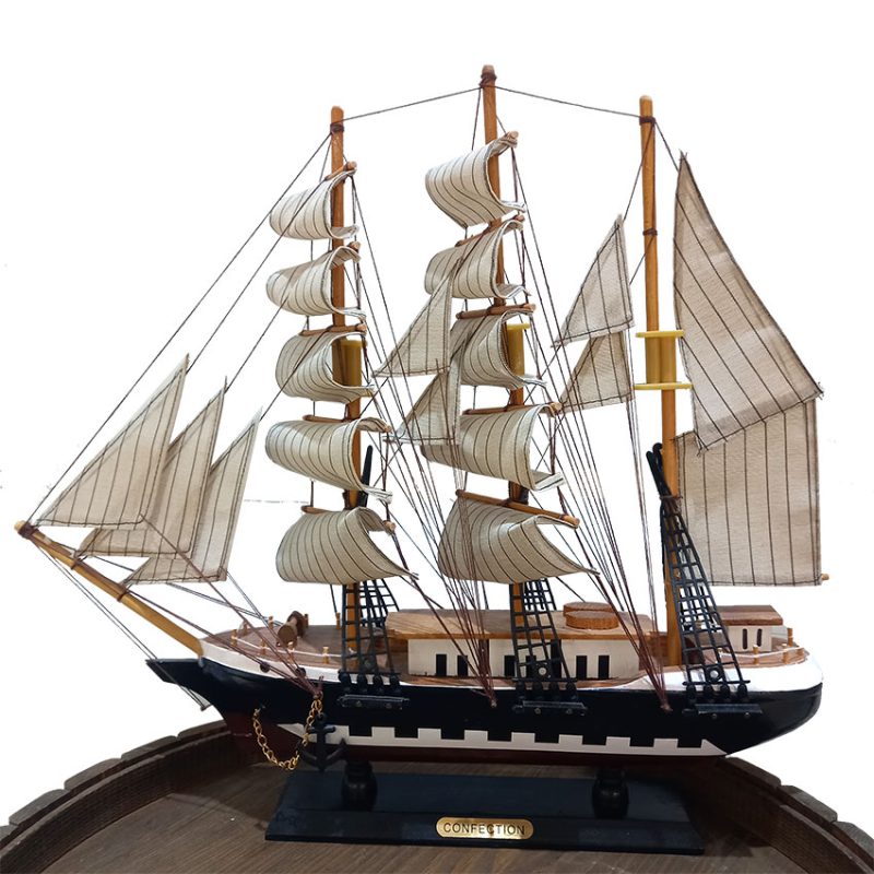 ماکت کشتی confection بادبان نسکافه ای