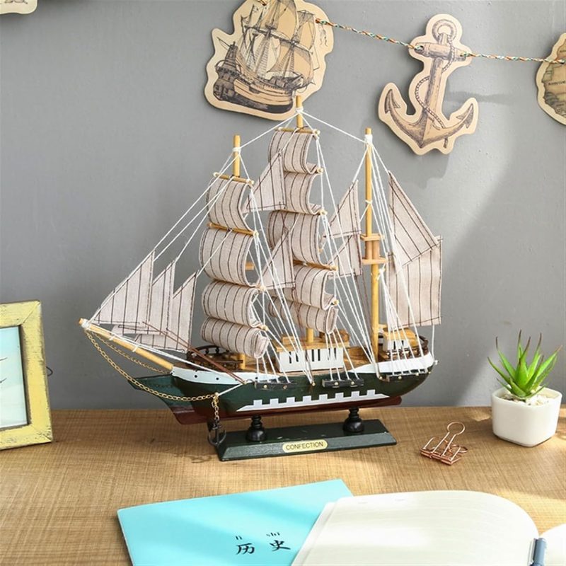 ماکت کشتی confection بادبان نسکافه ای