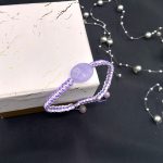 دستبند بافت آمیتیست کد310219