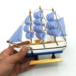 ماکت کشتی چوبی دکوری ۲۰سانتیمتری