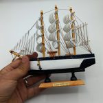ماکت کشتی چوبی دکوری ۲۰سانتیمتری