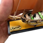 ماکت کشتی چوبی طول 13 سانتیمتری