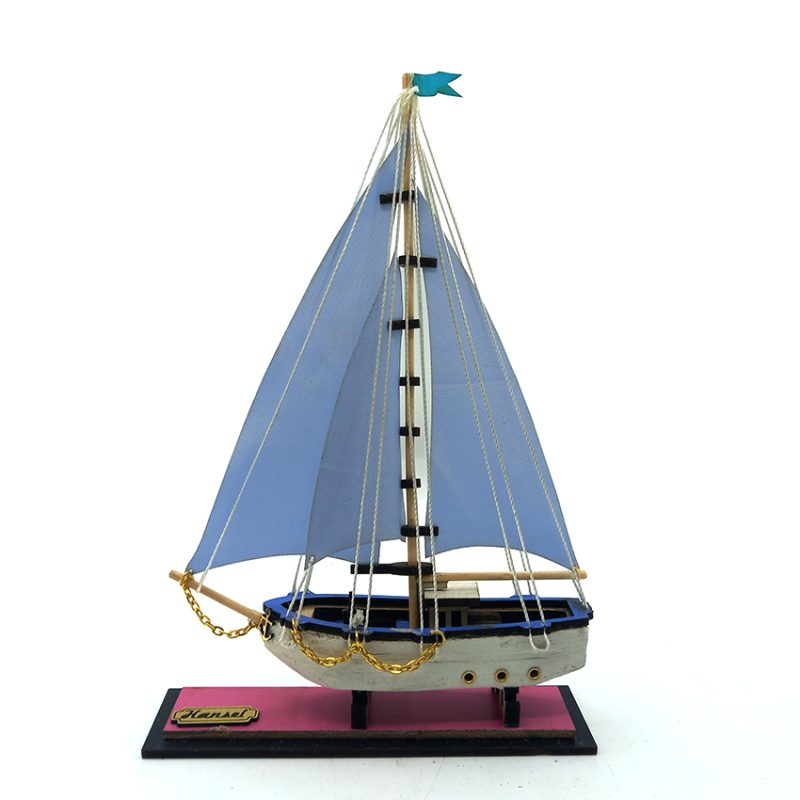 ماکت کشتی چوبی طول 13 سانتیمتری