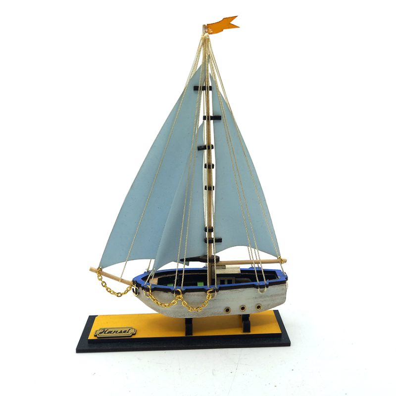 ماکت کشتی چوبی طول 13 سانتیمتری