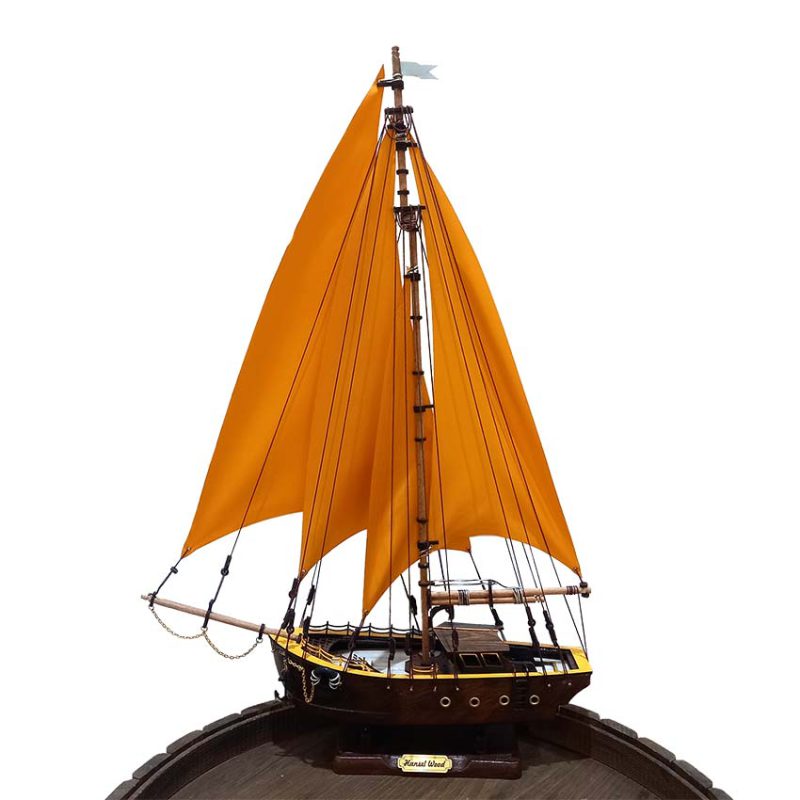 ماکت کشتی چوبی طول 40 سانتیمتری خردلی
