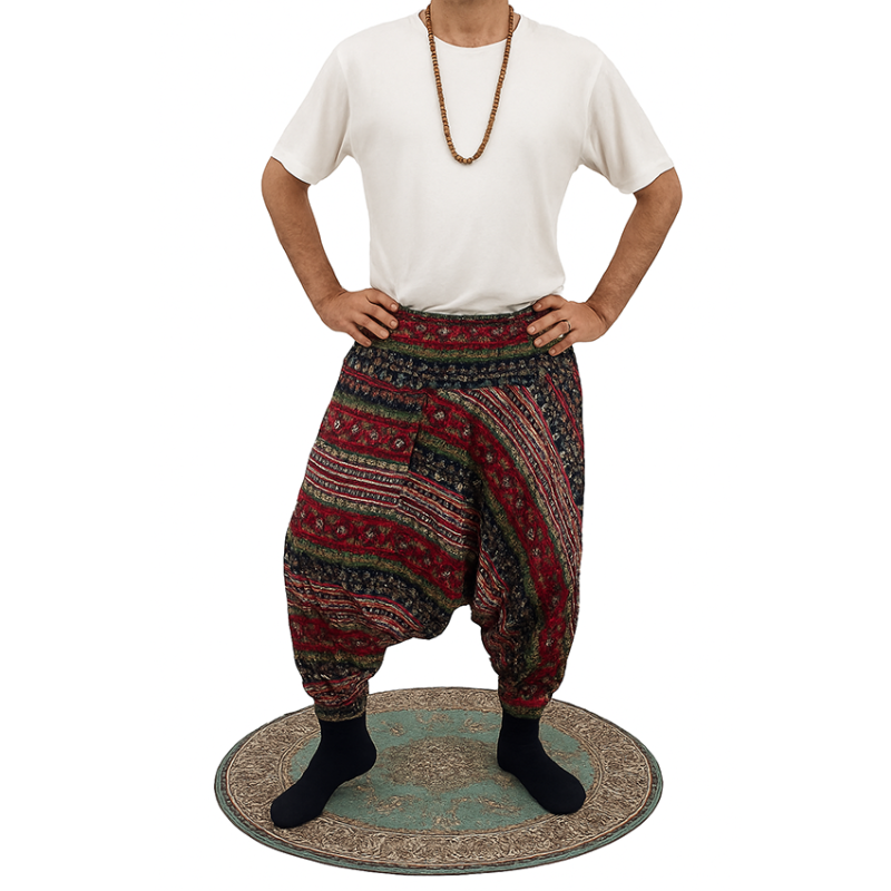 شلوار تبتی طرحدار
