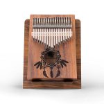 کالیمبا ذوزنقه بلوط طرح پر سرخ پوستی