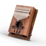 کالیمبا ذوزنقه بلوط طرح پر سرخ پوستی