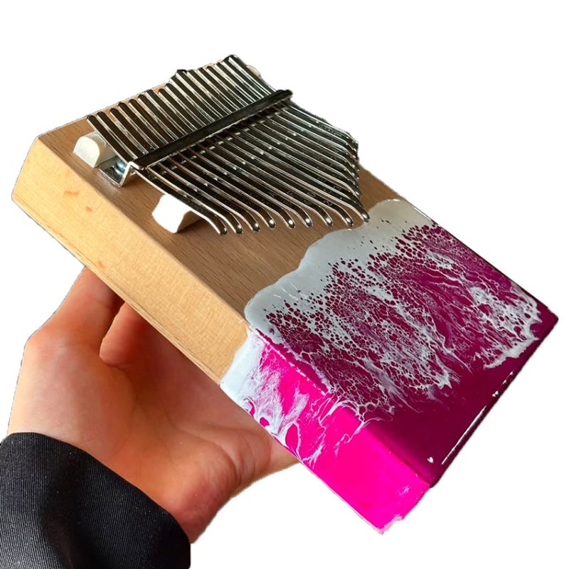 کالیمبا بلوط مدل رزینی طرح دریا صورتی