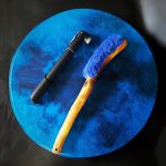 شمنیک درام پوست طبیعی مدل بادی آبی