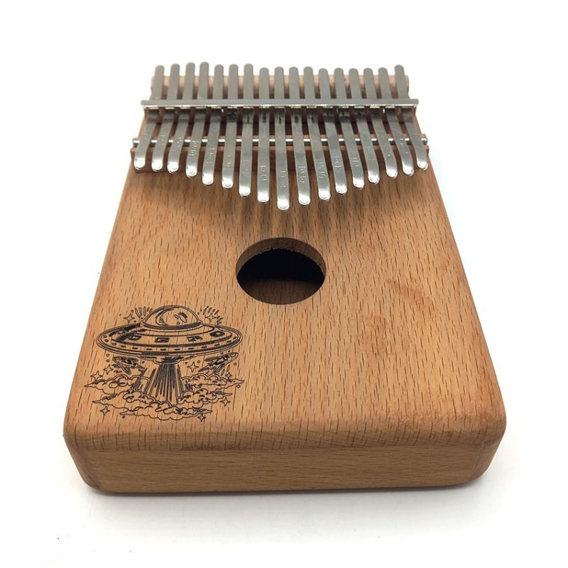 کالیمبا 17 تیغ چوب راش طرح سفینه فضایی کد d160016