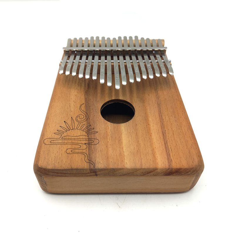 کالیمبا 17 تیغ چوب راش طرح غروب خورشید کد d160017