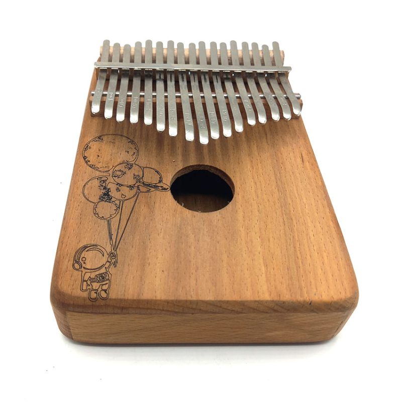 کالیمبا 17 تیغ چوب راش طرح بادکنک کد d160018