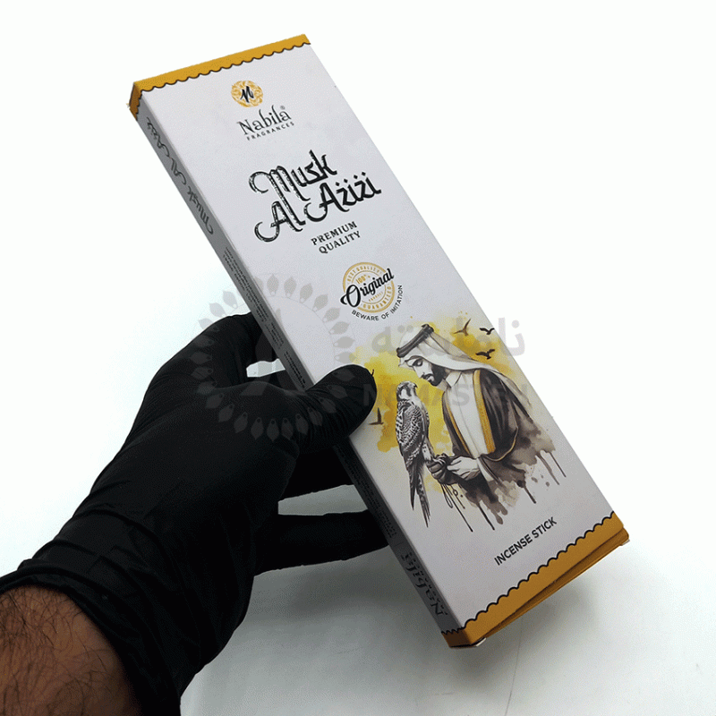 عود دست ساز نابیلا مشک ال عزیز 100 گرمی کد 520239