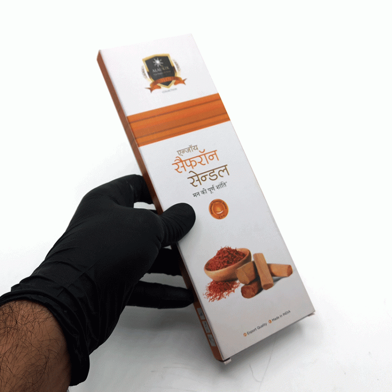 عود دستساز آلاکیک alaukik زعفران دارچین کد 520220