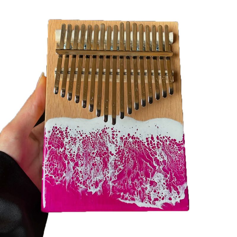 کالیمبا بلوط مدل رزینی طرح دریا صورتی